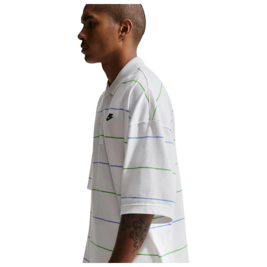 Nike Ανδρική κοντομάνικη μπλούζα Sportswear Club Oversized Striped Polo Shirt